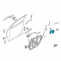 OEM Mercury Sable Lock Module Diagram - 8F9Z-74219A64-A