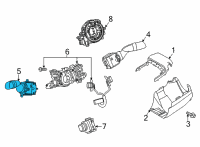 OEM 2021 Toyota Sienna Combo Switch Diagram - 84329-0R020