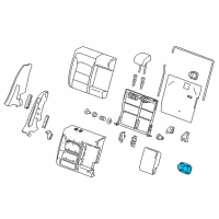 OEM 2016 Chevrolet Cruze Cup Holder Diagram - 23507848