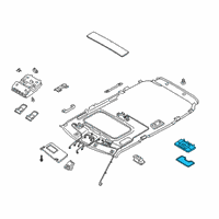 OEM 2020 Kia Niro Lamp Assembly-Room Diagram - 92850G5100HGC