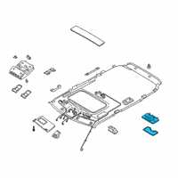 OEM 2022 Kia Soul Lamp Assembly-Room Diagram - 92850G5100HGC