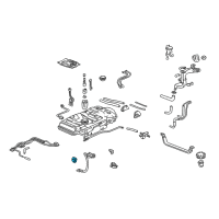 OEM 2002 Acura RSX Damper Assembly, Pulsation Diagram - 16680-PCX-003