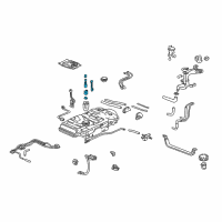 OEM 2000 Honda Odyssey Fuel Sending Unit Diagram - 17040S0XA00