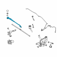 OEM 2017 Ford Focus Wiper Arm Diagram - CP9Z-17527-A