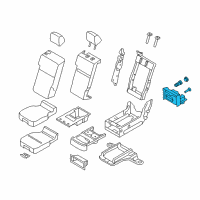 OEM 2014 Ford F-150 Cup Holder Diagram - BL3Z-1813562-AB