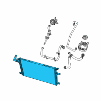 OEM Jeep Wrangler Cooler-Auxiliary Low Temperature Diagram - 68314787AD