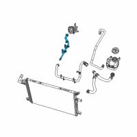 OEM Jeep Wrangler Hose-Radiator Outlet Diagram - 68280789AC