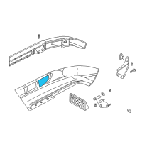 OEM Dodge Dakota Shield-Front FACSIA Diagram - 55076409AB