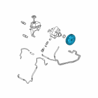 OEM 2005 Buick Terraza Pulley Diagram - 12593693