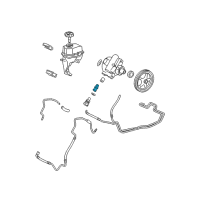 OEM 2008 Saturn Aura Valve Kit, P/S Pump Flow Control Diagram - 15267586