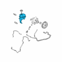 OEM Pontiac G6 Reservoir Kit, P/S Fluid Diagram - 19207430