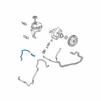 OEM 2010 Chevrolet Malibu Hose Asm-P/S Fluid Reservoir Inlet Diagram - 15798234