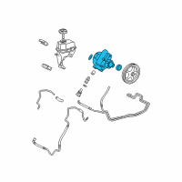 OEM 2008 Saturn Aura Power Steering Pump Diagram - 19369080