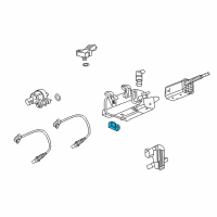 OEM Hummer H3 Tank Pressure Sensor Diagram - 13502903