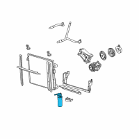 OEM 2001 Ford Explorer Sport Trac Drier Diagram - XL2Z-19C836-AC