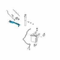 OEM 2006 Kia Sorento Link Assembly-Windshield Wiper Diagram - 981203E100