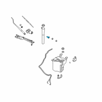 OEM 2005 Kia Sorento Clip-Washer Pipe Diagram - 0K95B67505