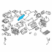 OEM 2016 Nissan Juke Evaporator Assy-Front Diagram - 27280-1FC2C