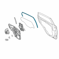 OEM Ford Run Channel Diagram - AE8Z-5825766-F
