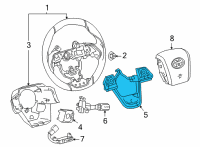 OEM 2020 Toyota Mirai Multifunction Switch Diagram - 84250-62031