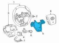 OEM 2019 Toyota Mirai Multifunction Switch Diagram - 84250-62031