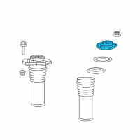 OEM Dodge Bushing-Shock Absorber Diagram - 68013708AA