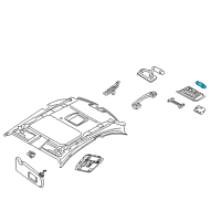 OEM BMW 640i Gran Coupe Bulb Diagram - 63-21-7-160-908