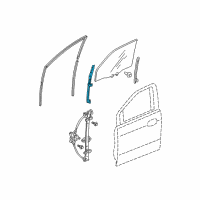 OEM 2010 Honda Odyssey Sash, R. FR. Door (Lower) (FR) Diagram - 72230-SHJ-A02