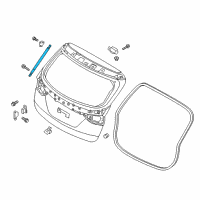 OEM Hyundai Santa Fe Sport LIFTER Assembly-Tail Gate, RH Diagram - 81781-4Z000