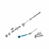 OEM Mercury Lower Shaft Diagram - 5W1Z-3B676-A
