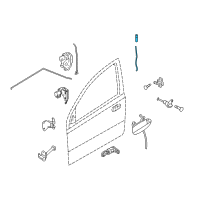 OEM 2010 Chevrolet Aveo Lock Rod Diagram - 96463661