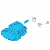 OEM 2003 BMW 330i Fog Lights, Right Diagram - 63-17-7-894-018