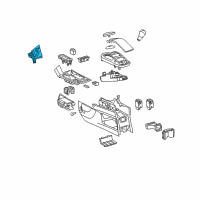 OEM 2012 Lexus RX350 Housing Sub-Assy, Position Indicator (For Floor Shift) Diagram - 35907-48130-E0