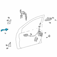 OEM Toyota Echo Door Check Diagram - 68620-52010