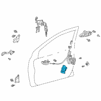 OEM Toyota Echo Actuator Diagram - 69120-52030