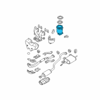 OEM Nissan Sentra Catalytic Converter Assembly Diagram - 208A0-8U525