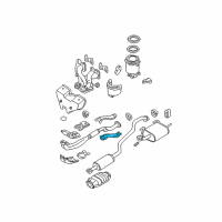 OEM Nissan Sentra INSULATOR Assembly Front Tube, Lower Diagram - 20520-4Z900