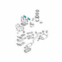OEM Nissan Sentra Gasket-Exhaust Manifold, A Diagram - 14036-0M200