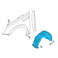 OEM Kia Guard Assembly-Front Wheel Diagram - 86812D5000