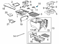 OEM Cadillac CT4 Power Outlet Diagram - 84186652