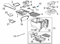 OEM 2022 Chevrolet Suburban Power Outlet Diagram - 84186652