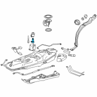 OEM 2015 Toyota RAV4 Fuel Pump Diagram - 23220-31411