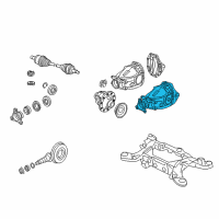 OEM Dodge Magnum Differential Diagram - 4578032AB