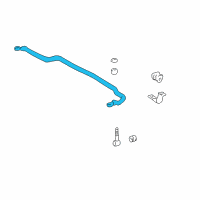 OEM Toyota Land Cruiser Stabilizer Bar Diagram - 48811-60180