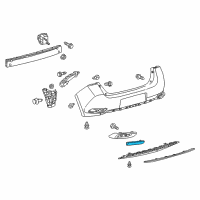 OEM 2017 Toyota Corolla iM Reflector Diagram - 81910-12110