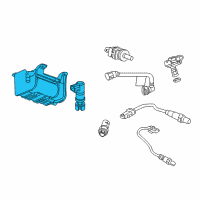 OEM Buick Envision Vapor Canister Diagram - 84437084