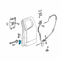 OEM 2017 Chevrolet Colorado Upper Hinge Diagram - 52020386