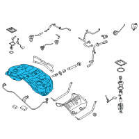 OEM Hyundai Genesis Tank Assembly-Fuel Diagram - 31150-B1500