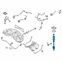 OEM 2015 Hyundai Genesis Complete-Fuel Pump Diagram - 31110-B1000