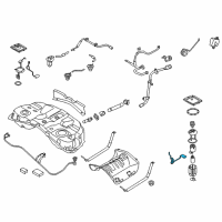 OEM Hyundai Genesis Plate Sender Assembly Diagram - 94460-B1100